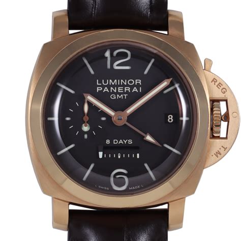 Panerai Luminor 1950 8 Days GMT Rose gold 